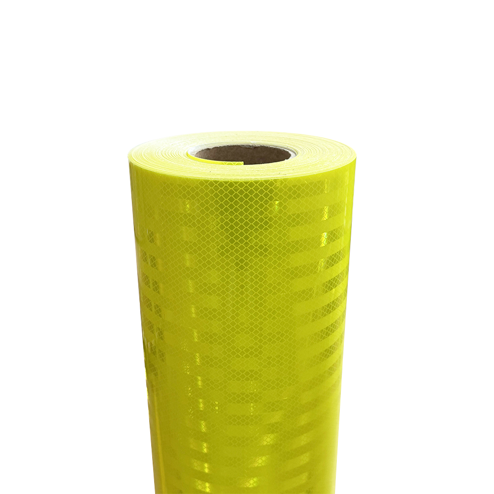 Fluorescent Yellow High Intensity Prismatic Reflective Sheeting - 